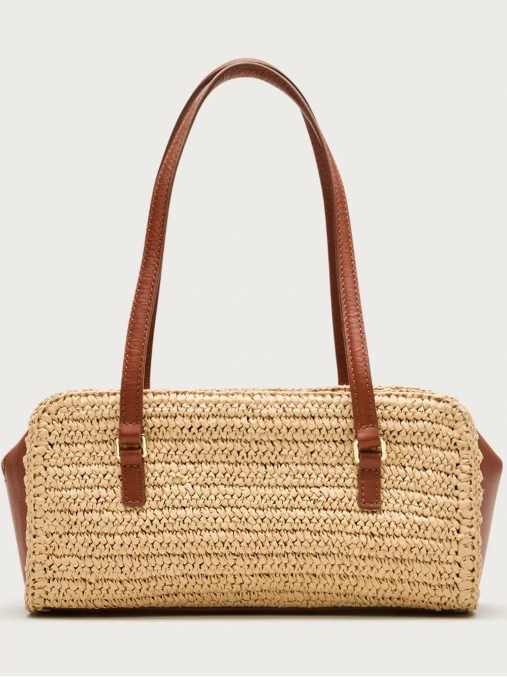 NWT J Crew Delphine Hand Knotted Shoulder Bag in Straw